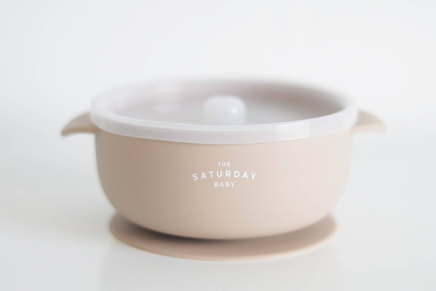 The Saturday Baby Suction Bowl With Lid | Multiple Colors