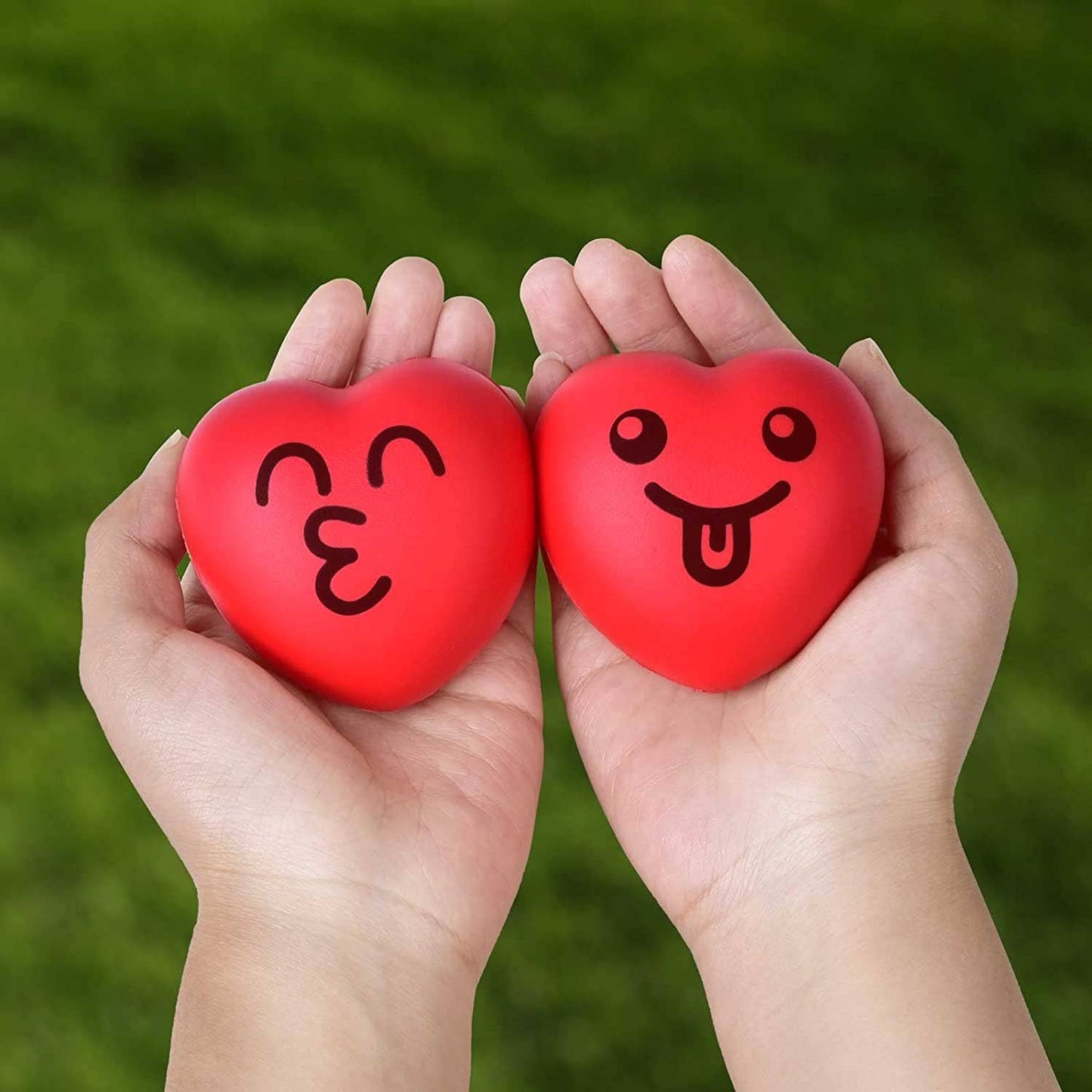 Valentine's Day Smiley Face Stress  Foam Heart