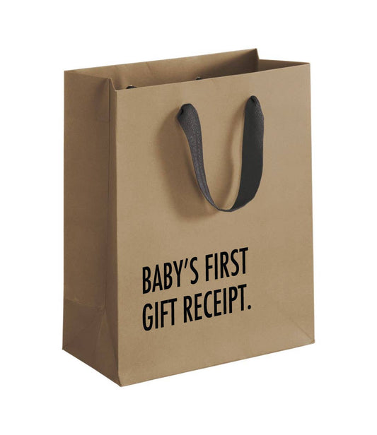 Baby Receipt Gift Bag