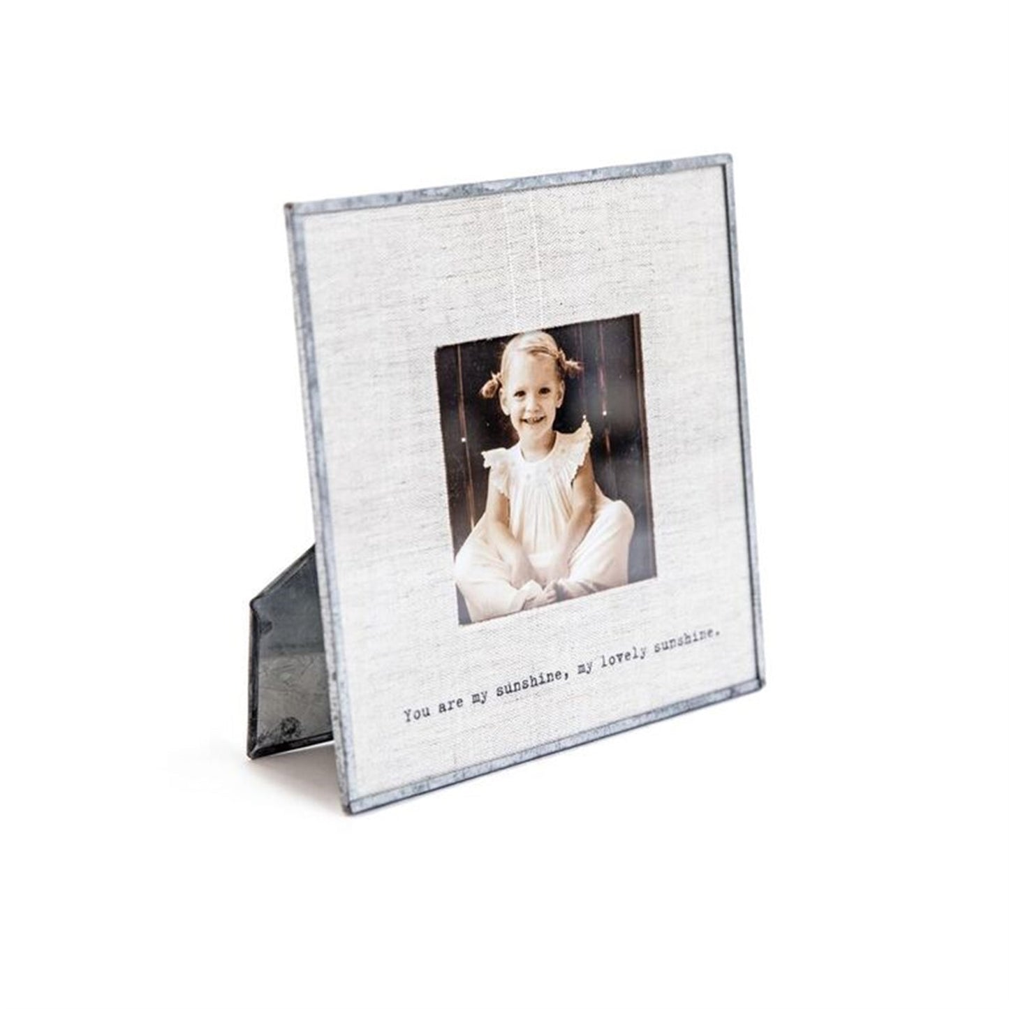 You Are My Sunshine Glass Linen Photo Frame