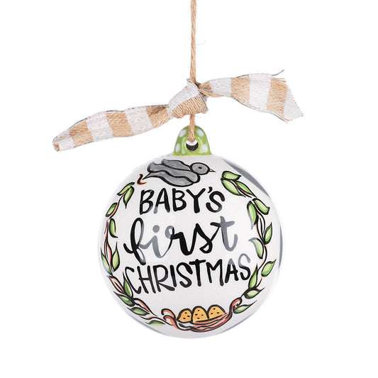 Baby's First Christmas Neutral Ornament